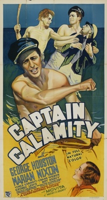 Captain Calamity movie poster (1936) wooden framed poster