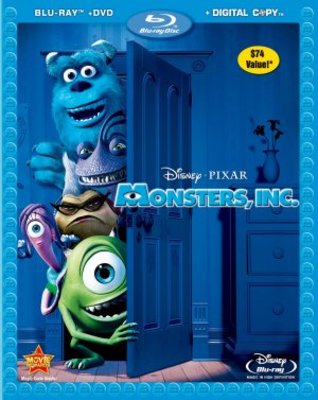 Monsters Inc movie poster (2001) Stickers MOV_46c5eccc