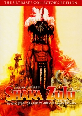 Shaka Zulu movie poster (1986) wood print