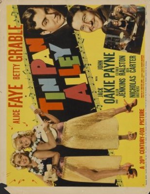 Tin Pan Alley movie poster (1940) canvas poster