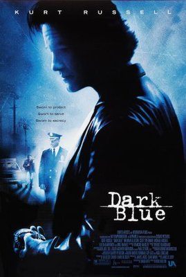 Dark Blue movie poster (2002) wood print