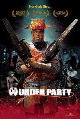 Murder Party movie poster (2007) wood print