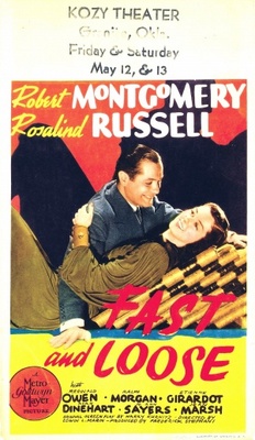 Fast and Loose movie poster (1939) t-shirt