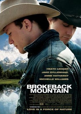 Brokeback Mountain movie poster (2005) wood print