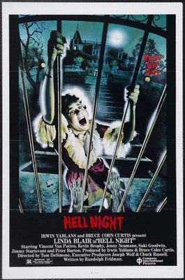 Hell Night movie poster (1981) t-shirt