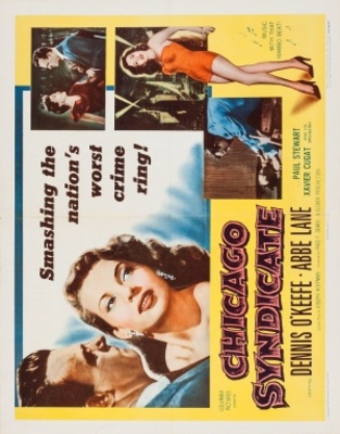 Chicago Syndicate movie poster (1955) Stickers MOV_472f95db