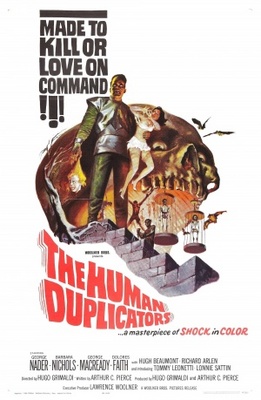 The Human Duplicators movie poster (1965) metal framed poster