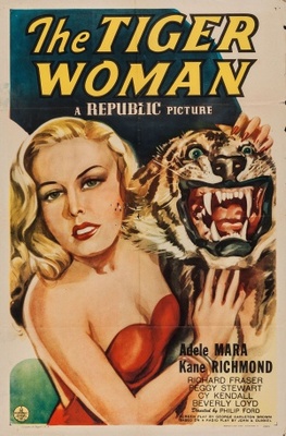 The Tiger Woman movie poster (1945) mouse pad