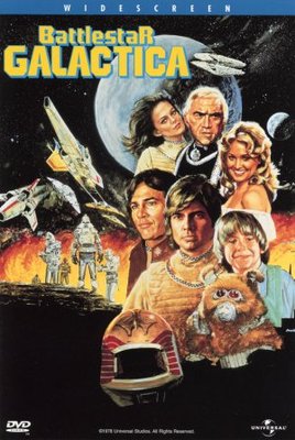 Battlestar Galactica movie poster (1978) metal framed poster