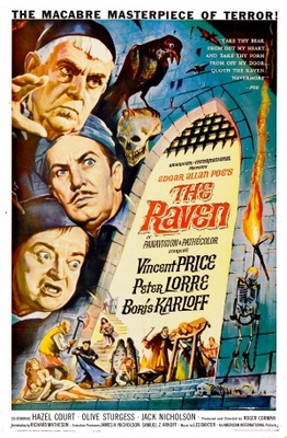 The Raven movie poster (1963) pillow