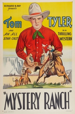Mystery Ranch movie poster (1934) wooden framed poster