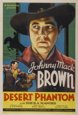 Desert Phantom movie poster (1936) poster with hanger