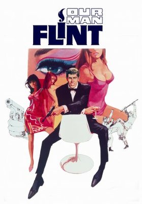 Our Man Flint movie poster (1966) wooden framed poster