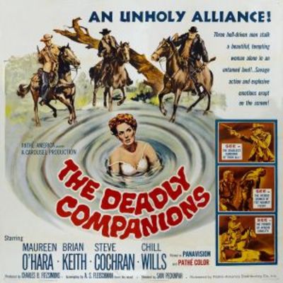 The Deadly Companions movie poster (1961) metal framed poster