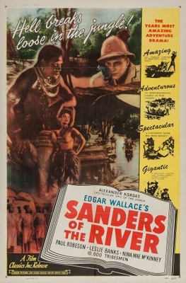 Sanders of the River movie poster (1935) Stickers MOV_47c1be11