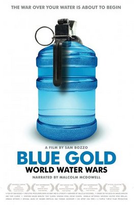 Blue Gold: World Water Wars movie poster (2008) wood print