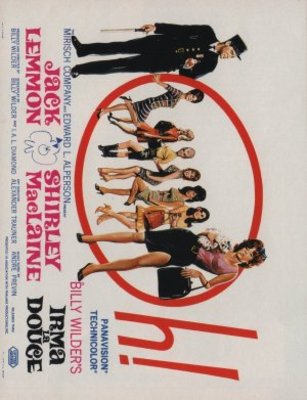 Irma la Douce movie poster (1963) Stickers MOV_480fbc45