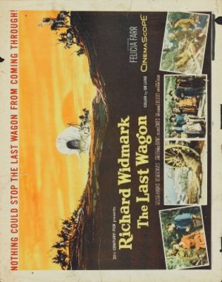 The Last Wagon movie poster (1956) poster with hanger