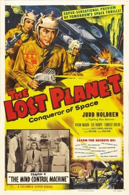 The Lost Planet movie poster (1953) metal framed poster