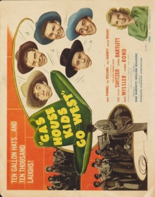 Gas House Kids Go West movie poster (1947) t-shirt
