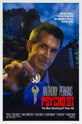 Psycho III movie poster (1986) metal framed poster
