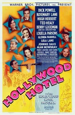 Hollywood Hotel movie poster (1937) wood print