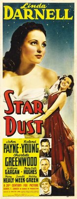 Star Dust movie poster (1940) poster