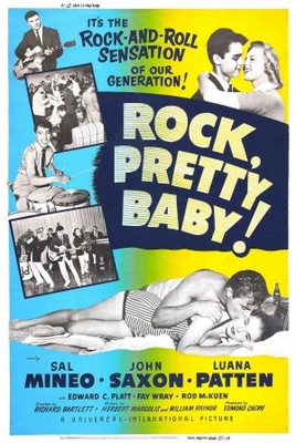 Rock, Pretty Baby movie poster (1956) poster with hanger