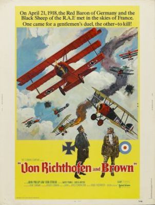 Von Richthofen and Brown movie poster (1971) metal framed poster