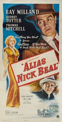 Alias Nick Beal movie poster (1949) wood print