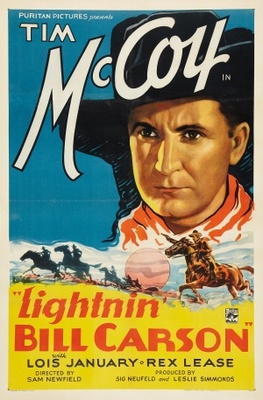 Lightnin' Bill Carson movie poster (1936) pillow