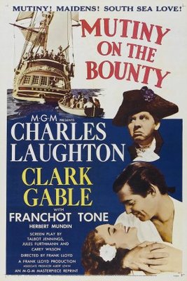 Mutiny on the Bounty movie poster (1935) metal framed poster