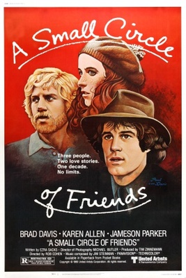 A Small Circle of Friends movie poster (1980) metal framed poster