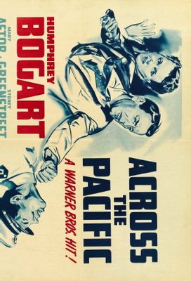 Across the Pacific movie poster (1942) wooden framed poster