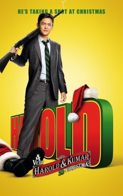A Very Harold & Kumar Christmas movie poster (2010) metal framed poster