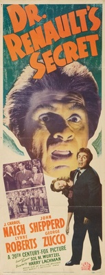 Dr. Renault's Secret movie poster (1942) poster with hanger