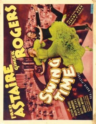 Swing Time movie poster (1936) canvas poster