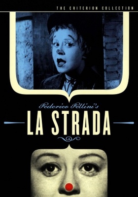La strada movie poster (1954) poster with hanger