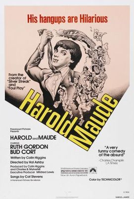 Harold and Maude movie poster (1971) pillow