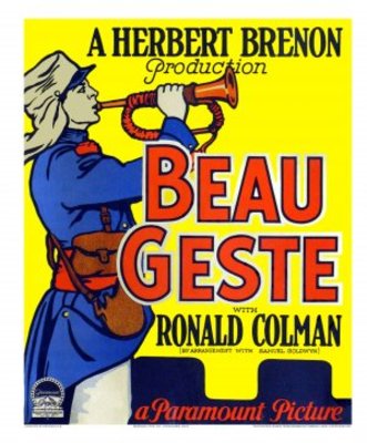 Beau Geste movie poster (1926) canvas poster