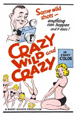 Crazy Wild and Crazy movie poster (1965) canvas poster