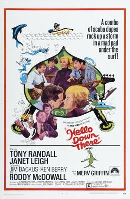 Hello Down There movie poster (1969) wooden framed poster