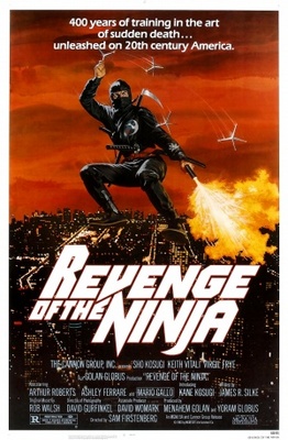 Revenge Of The Ninja movie poster (1983) metal framed poster