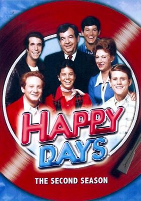 Happy Days movie poster (1974) wooden framed poster