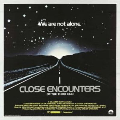 Close Encounters of the Third Kind movie poster (1977) Stickers MOV_49dd9b68