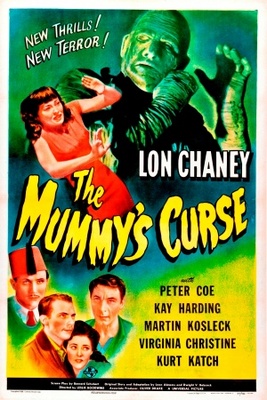 The Mummy's Curse movie poster (1944) wood print