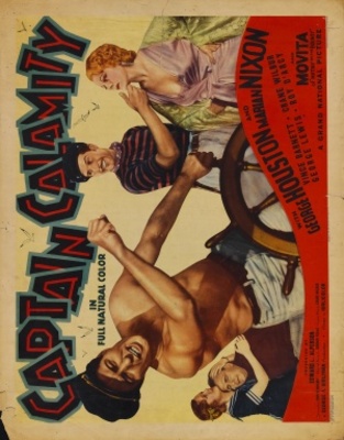 Captain Calamity movie poster (1936) wood print