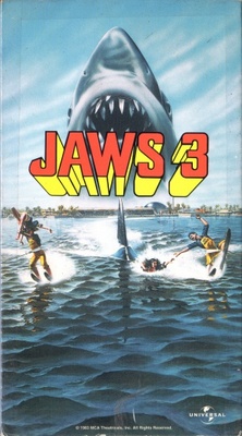 Jaws 3D movie poster (1983) Longsleeve T-shirt