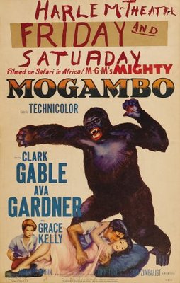 Mogambo movie poster (1953) wooden framed poster