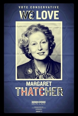 The Iron Lady movie poster (2011) wood print